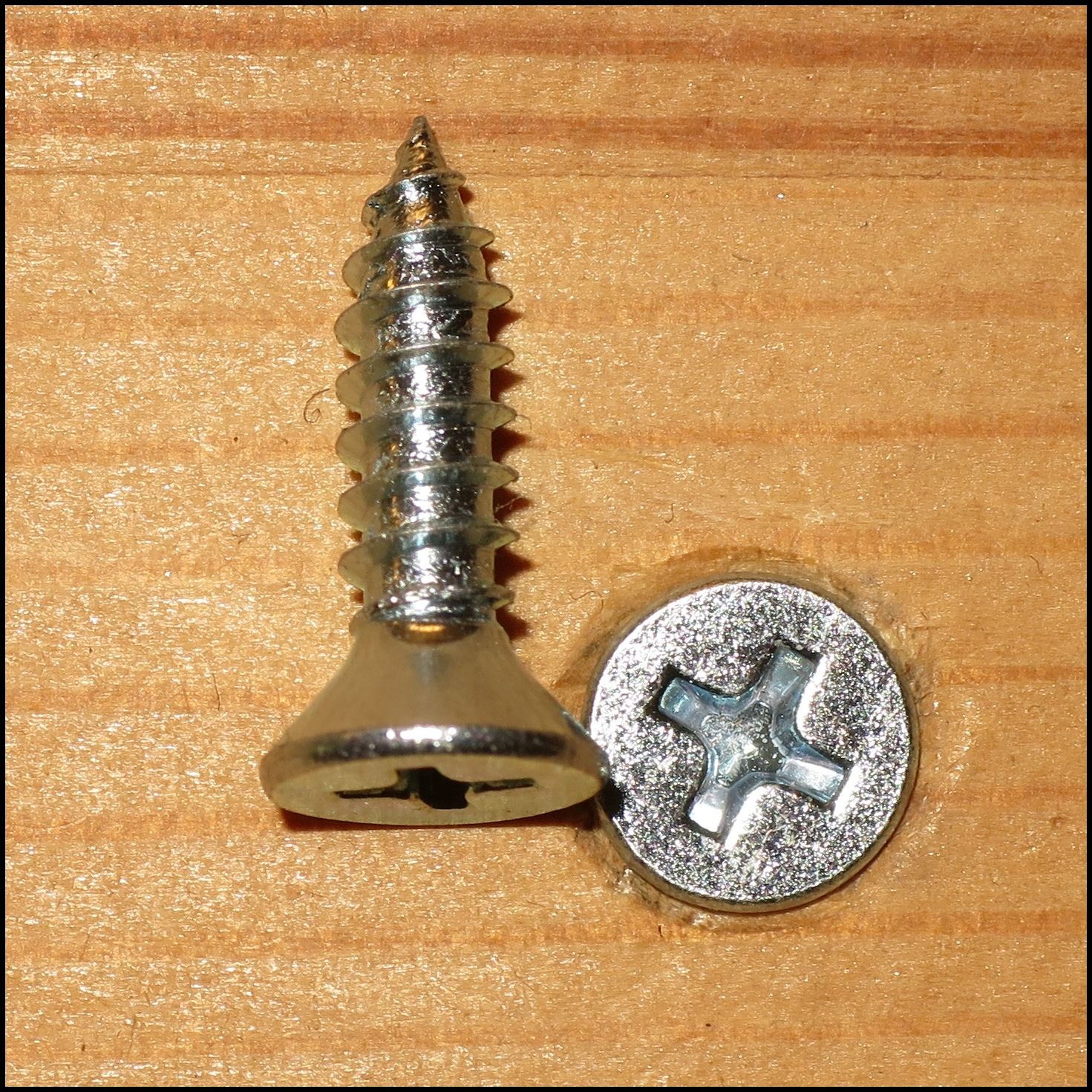 PLÅTSKRUV FÖRSÄNKT FÖRZINKAD ST 2,2x6,5mm 50st