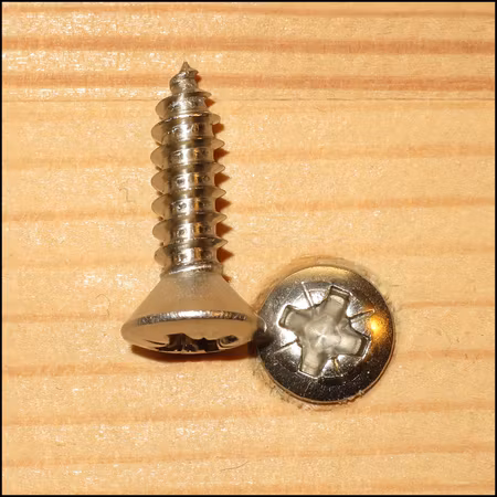 PLÅTSKRUV KULLERFÖRSÄNKT ROSTFRI A4 ST 4,8x16mm 20st