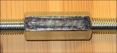 SKARVMUTTER FÖRZINKAD M8x25mm 5st