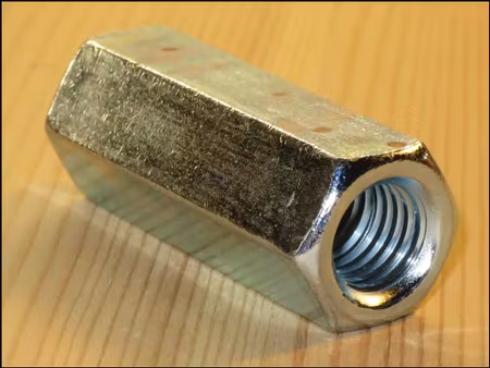 SKARVMUTTER FÖRZINKAD M16x50mm