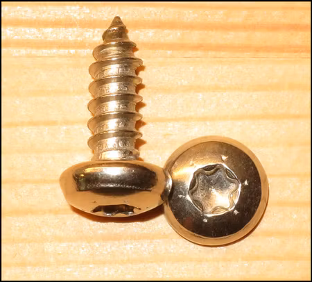 PLÅTSKRUV KULLRIG ROSTFRI A4 ST 2,9x19mm 25st