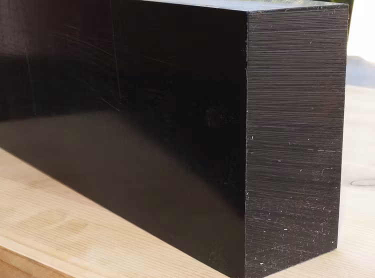 FRÄSÄMNE ACETALPLAST, POM C 100x50mm.