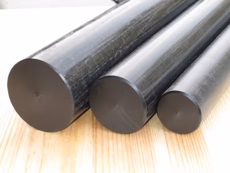 SVARVÄMNE ACETALPLAST POM C SVART 50+40+30mm L500mm.