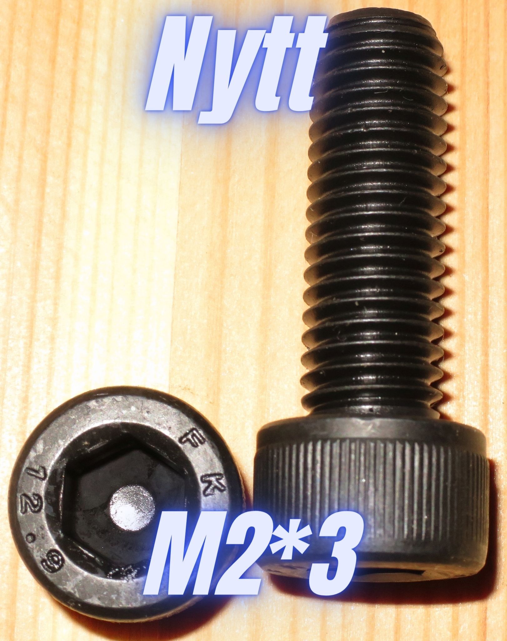 INSEXSKRUV OBH 12,9 M2x3 5st