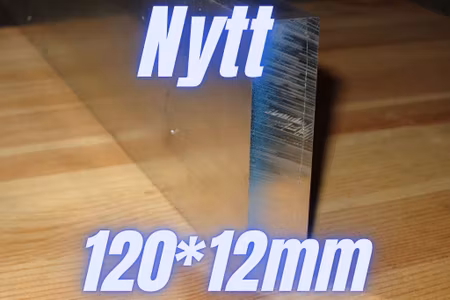 ALUMINIUM PLATTSTÅNG 120x12mm EN-AW 6082-T6