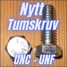 TUMSKRUV SEXKANT BLANKFÖRZINKAD UNC 1/4x13 10st