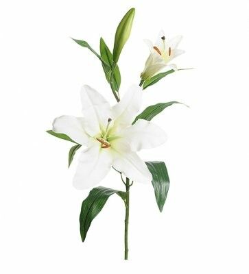 Vit lilja 70cm