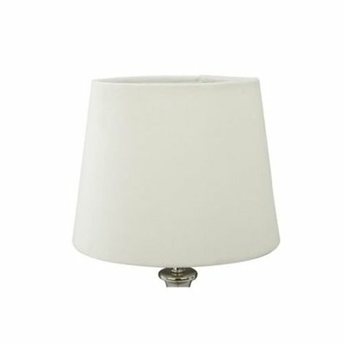 LS-252W Lampskärm Sammet Vit 18*23*18cm