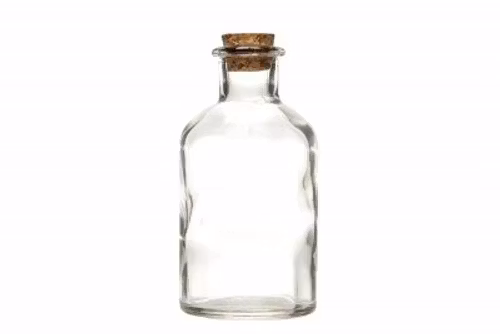 Glasflaska med kork 250ml