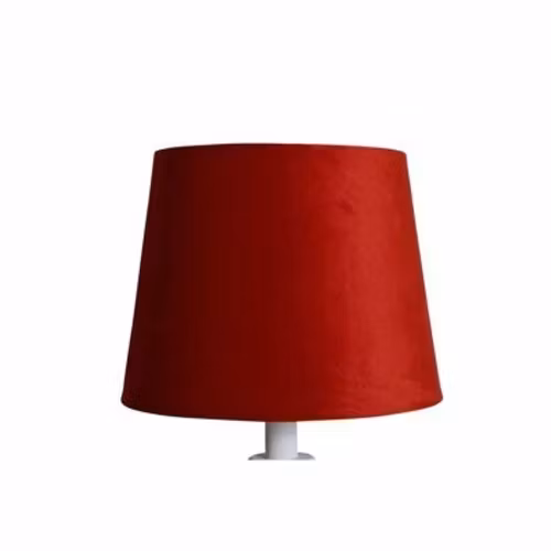 Lampskärm Röd Sammet 18*23*18cm