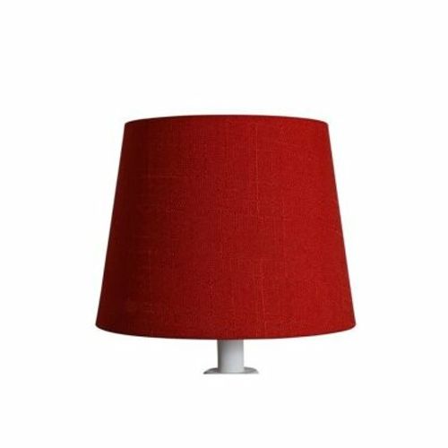 Lampskärm Röd Linne 18*23*18cm