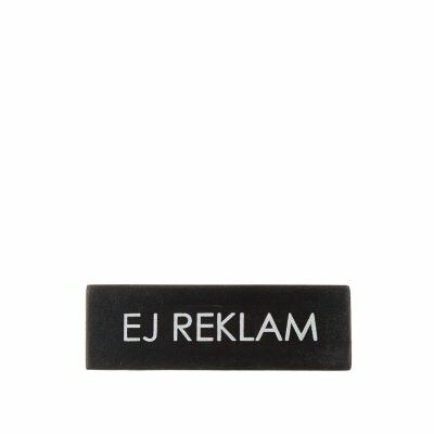Skylt "Ej Reklam" Svart 3*9cm