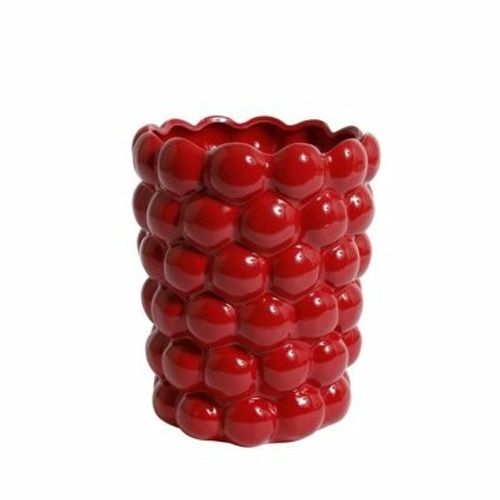 Bubbelvas Röd H20cm