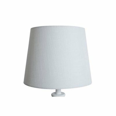 LS-332W Rund Vit Lampskärm Linne 22*28*22cm