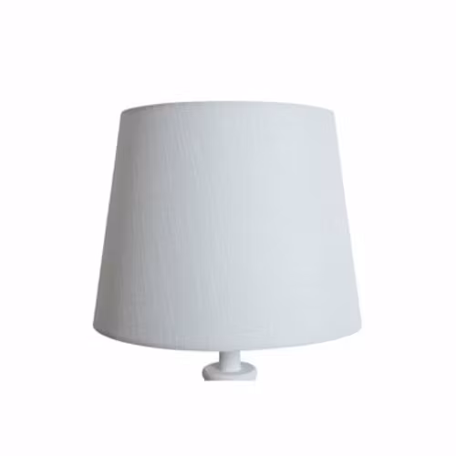 LS-332W Rund Vit Lampskärm Linne 22*28*22cm