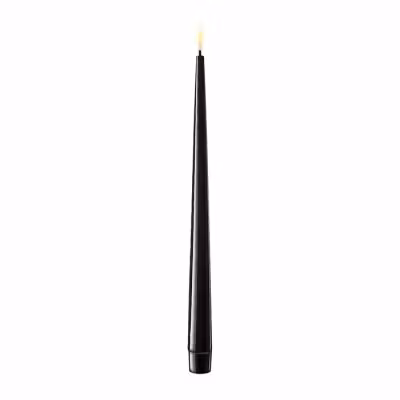 2-pack Deluxe LED-Ljus Svart 28cm