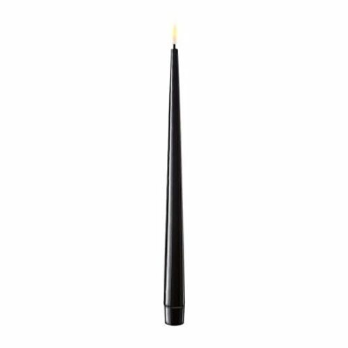 2-pack Deluxe LED-Ljus Svart 28cm