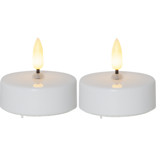 LED Stora Värmeljus 2-pack