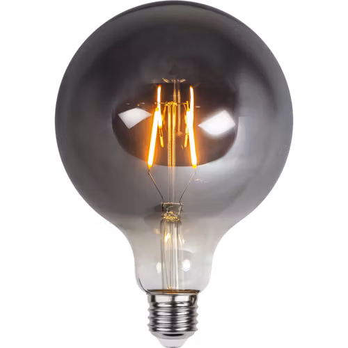 Glödlampa E27 G125 Rökfärgad