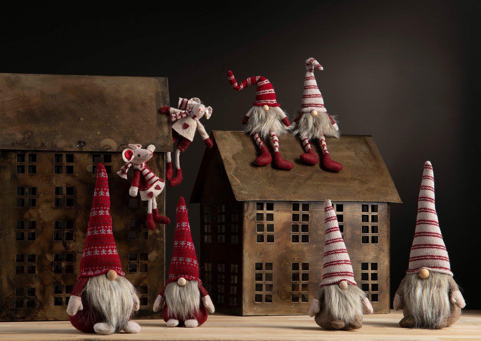 Tomte sittande 25cm