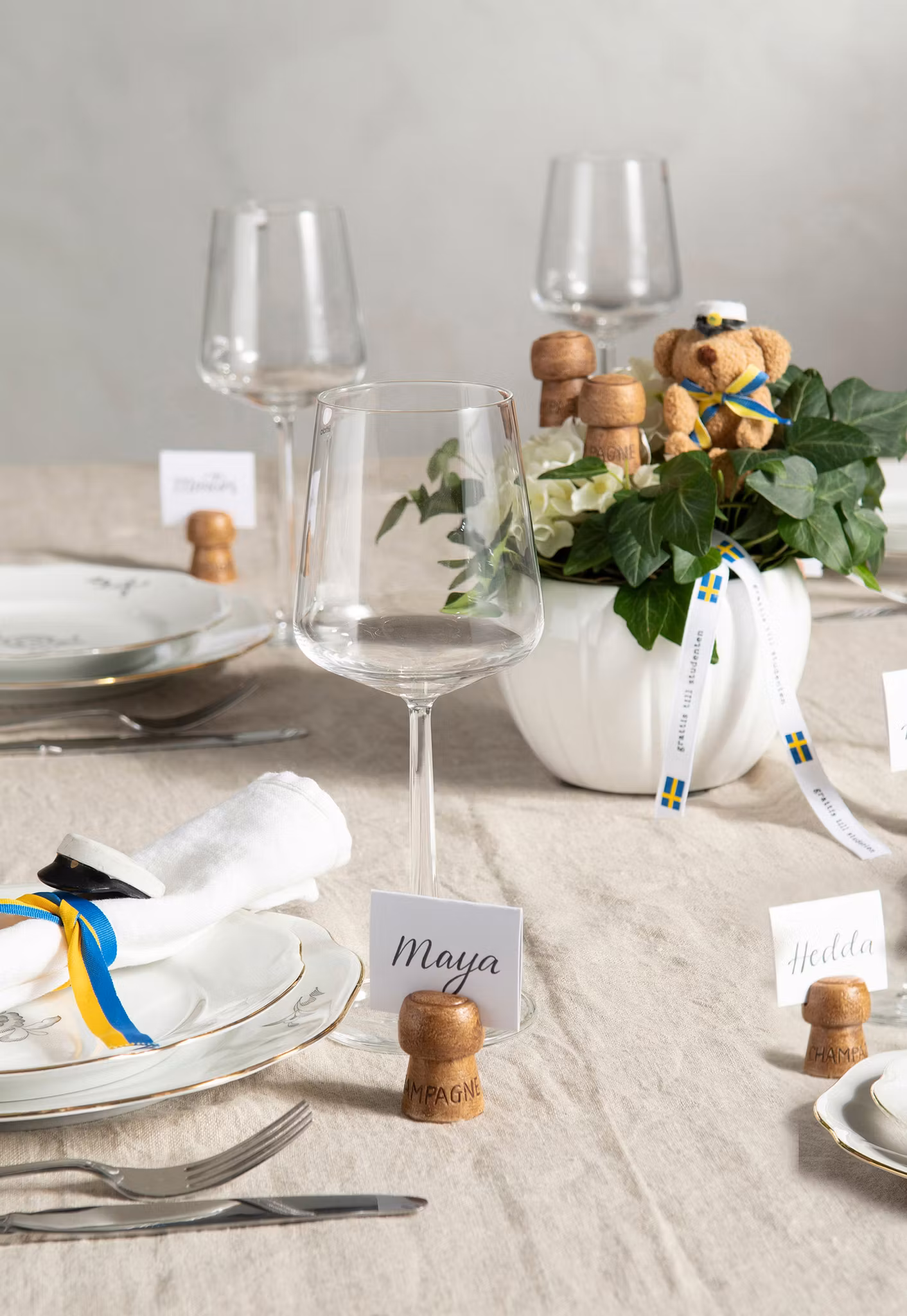 Champagnekork korthållare