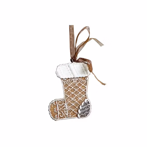 Pepparkakshänge Julstrumpa 8cm