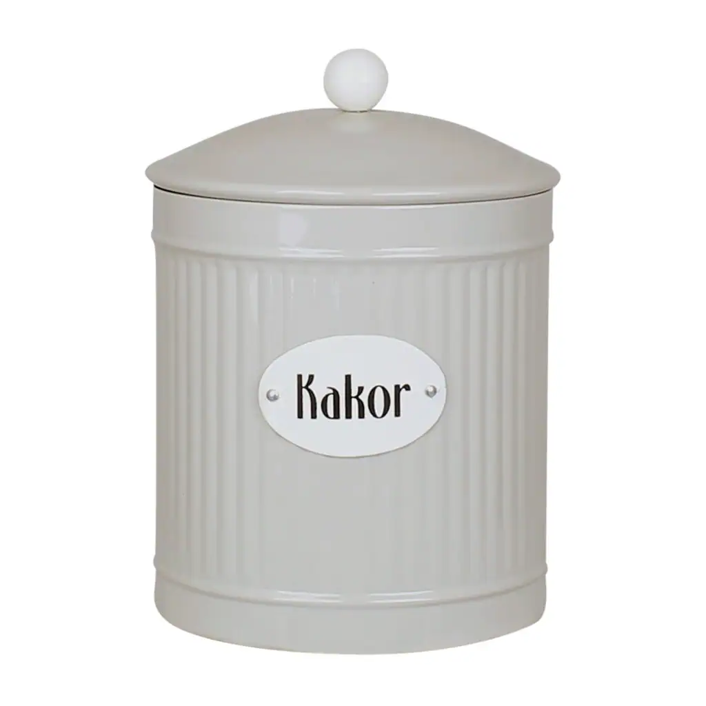 Plåtburk Hugo Kakor Beige