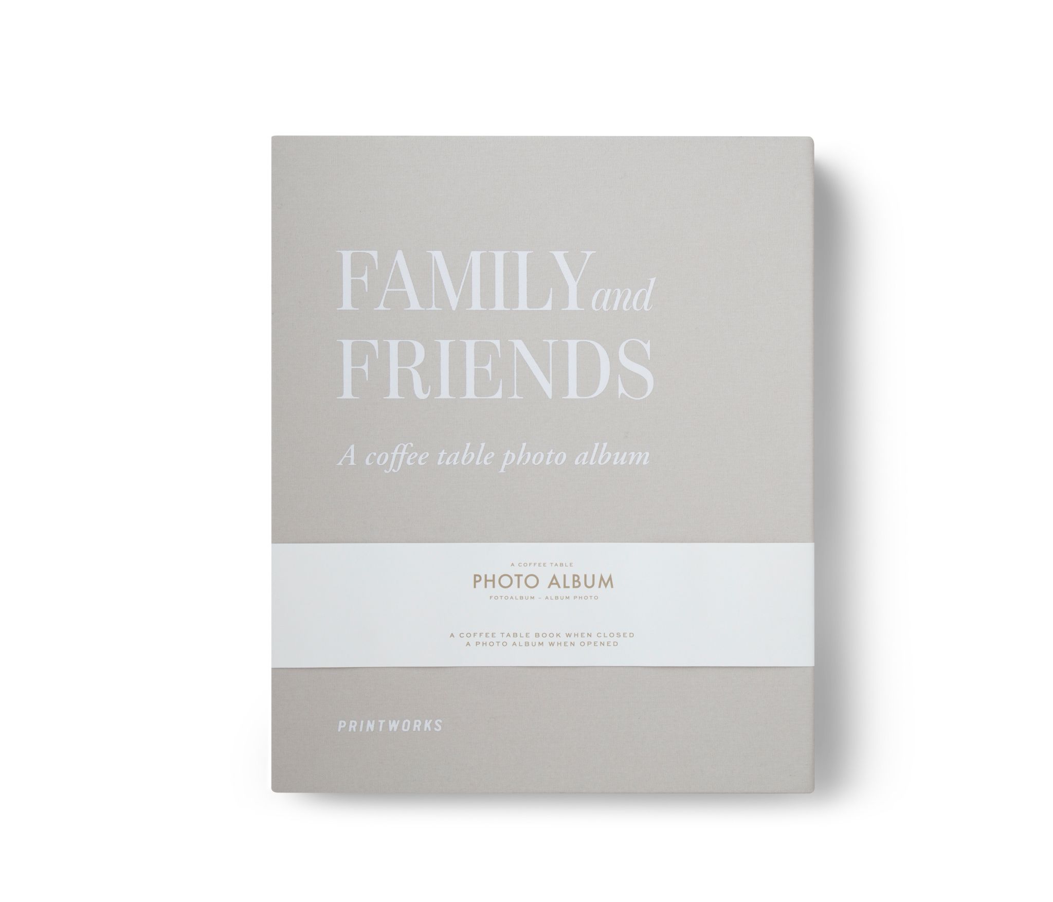 Fotoalbum "Family & Friends" Gå/Beige