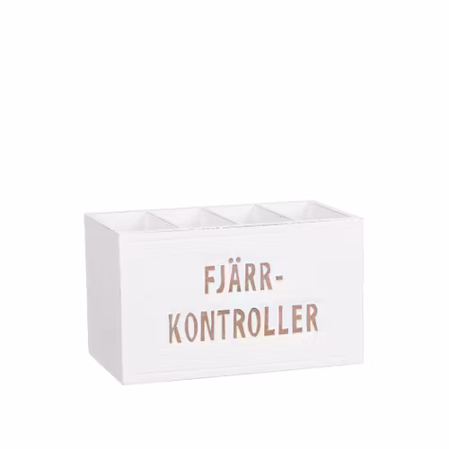 Trälåda Fjärrkontroller Vit