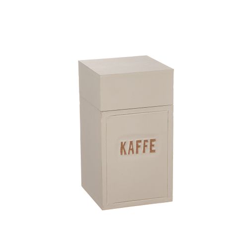 Trälåda "Kaffe" Beige