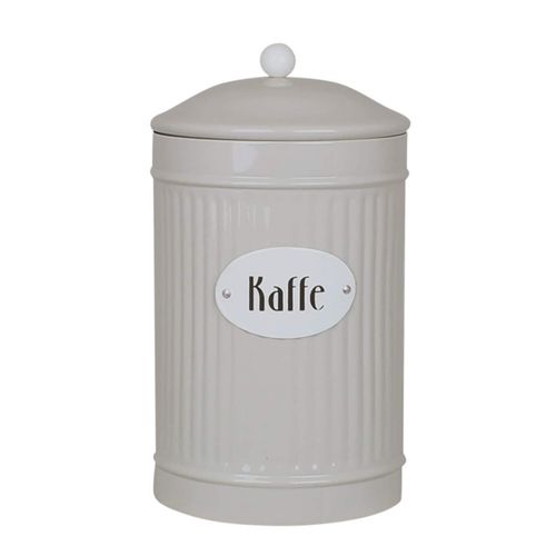 Plåtburk Hugo Kaffe Beige