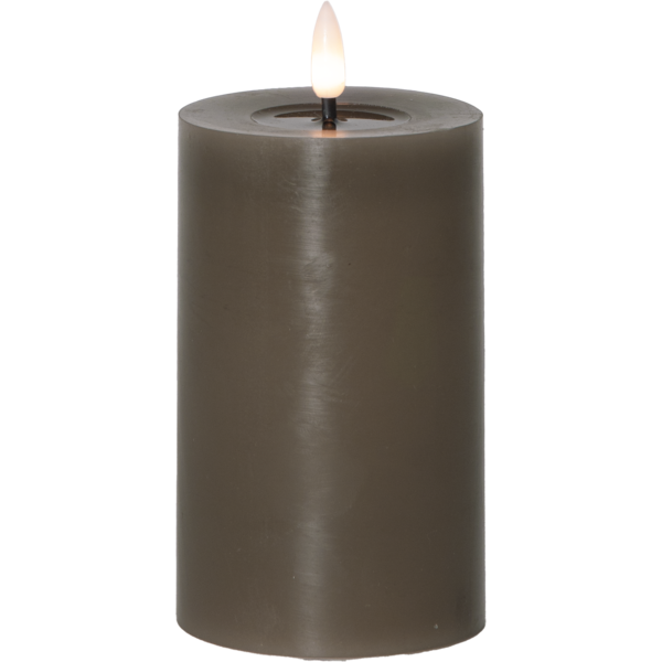 Brun Led ljus flamme 7,5*15cm