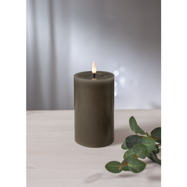Brun Led ljus flamme 7,5*15cm