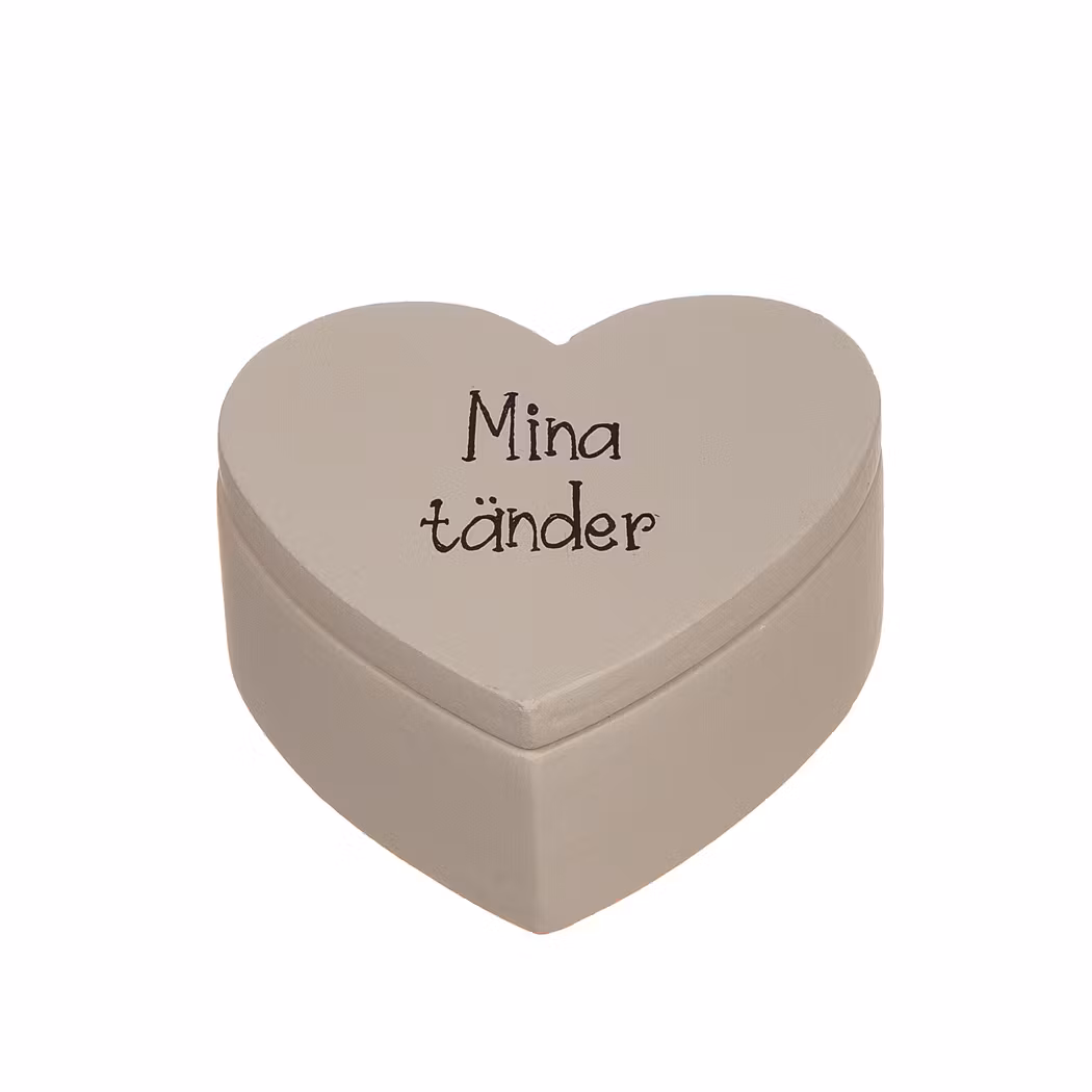 Trälåda för mjölktänder