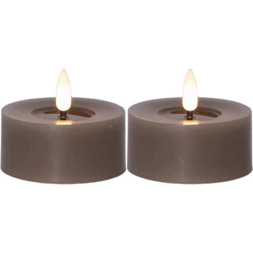 Mullvad 2-pack Stora Värmeljus LED