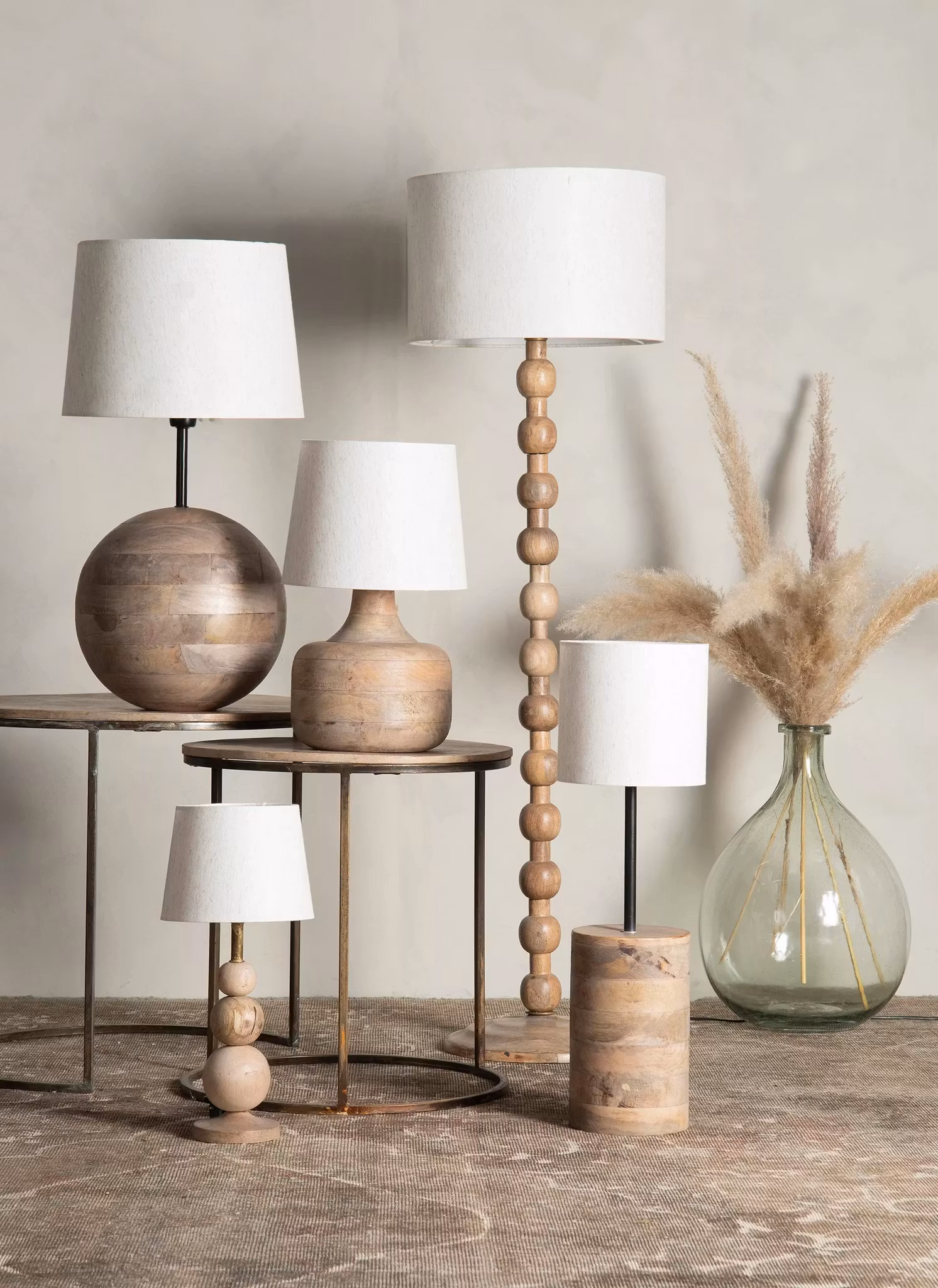Lampskärm Linne Creme 22*26*20cm