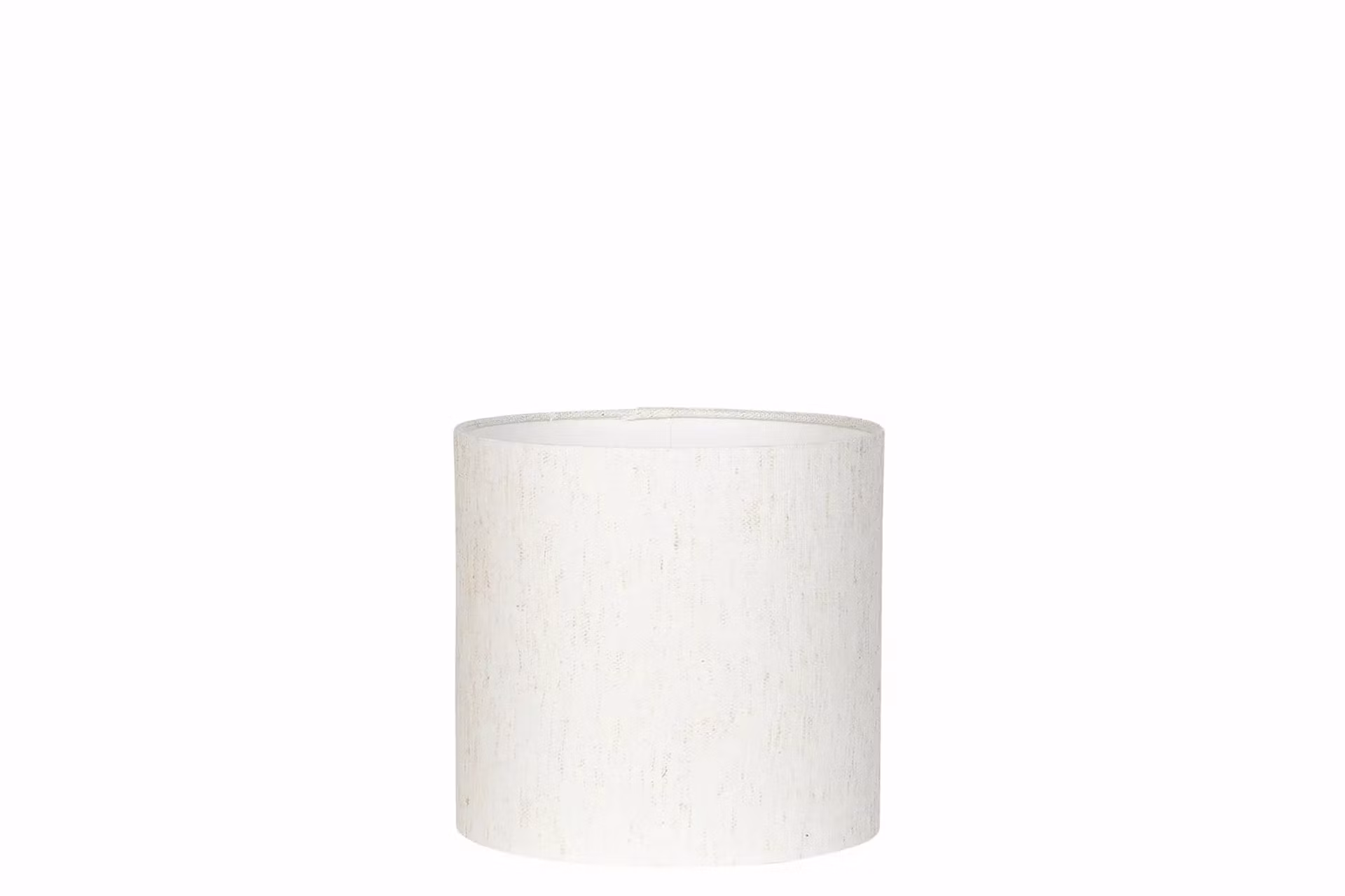 Lampskärm Linne Cylinder Creme 20*19cm