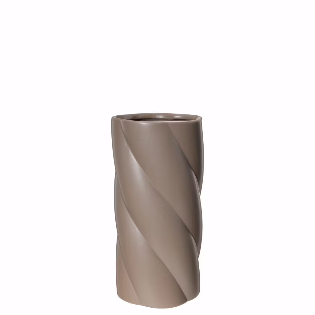 Beige skruvad vas
