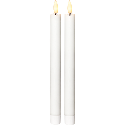 Vita LED Antikljus 2-pack