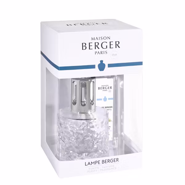Mirage Transparent doftlampa + doften Pure White Tea - Maison Berger Sweden