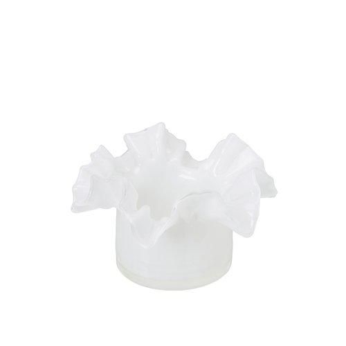 Flor Vit ljuslykta