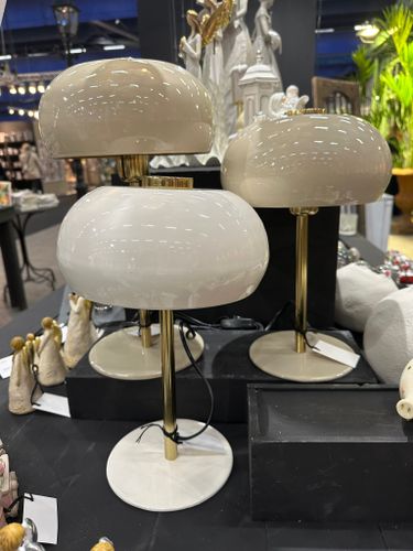 Beige Bordslampa 34cm