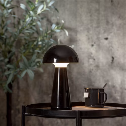 Bordslampa Uppladdningsbar Svart