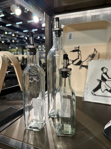 Glasflaska OLJA Klarglas (3 olika)