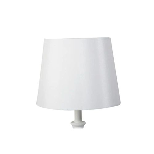Stor Silk Lampskärm Vit