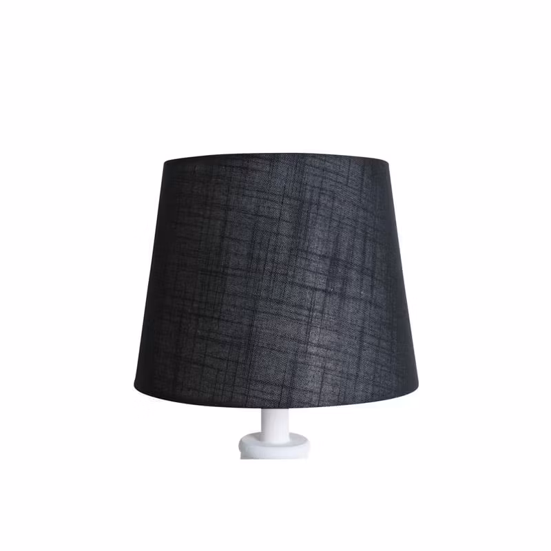 Linne Svart Lampskärm 18*23*18cm