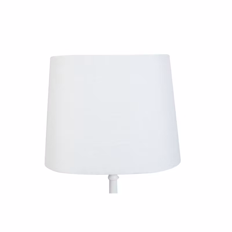Lampskärm Linne Oval Vit 23*16cm