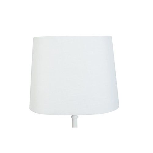 Lampskärm Linne Oval Vit 23*16cm