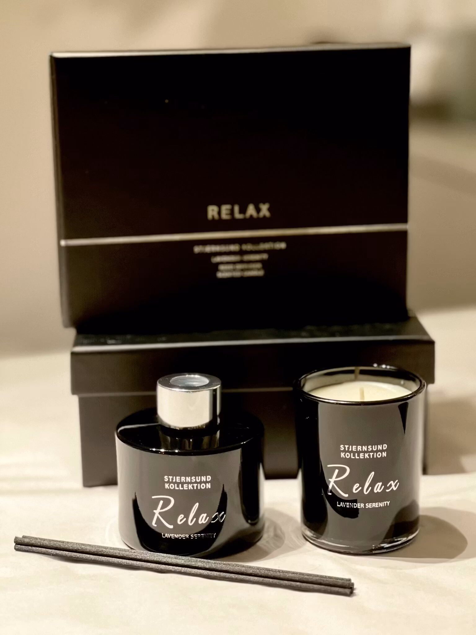 "Relax" Doftpinnar & Doftljus