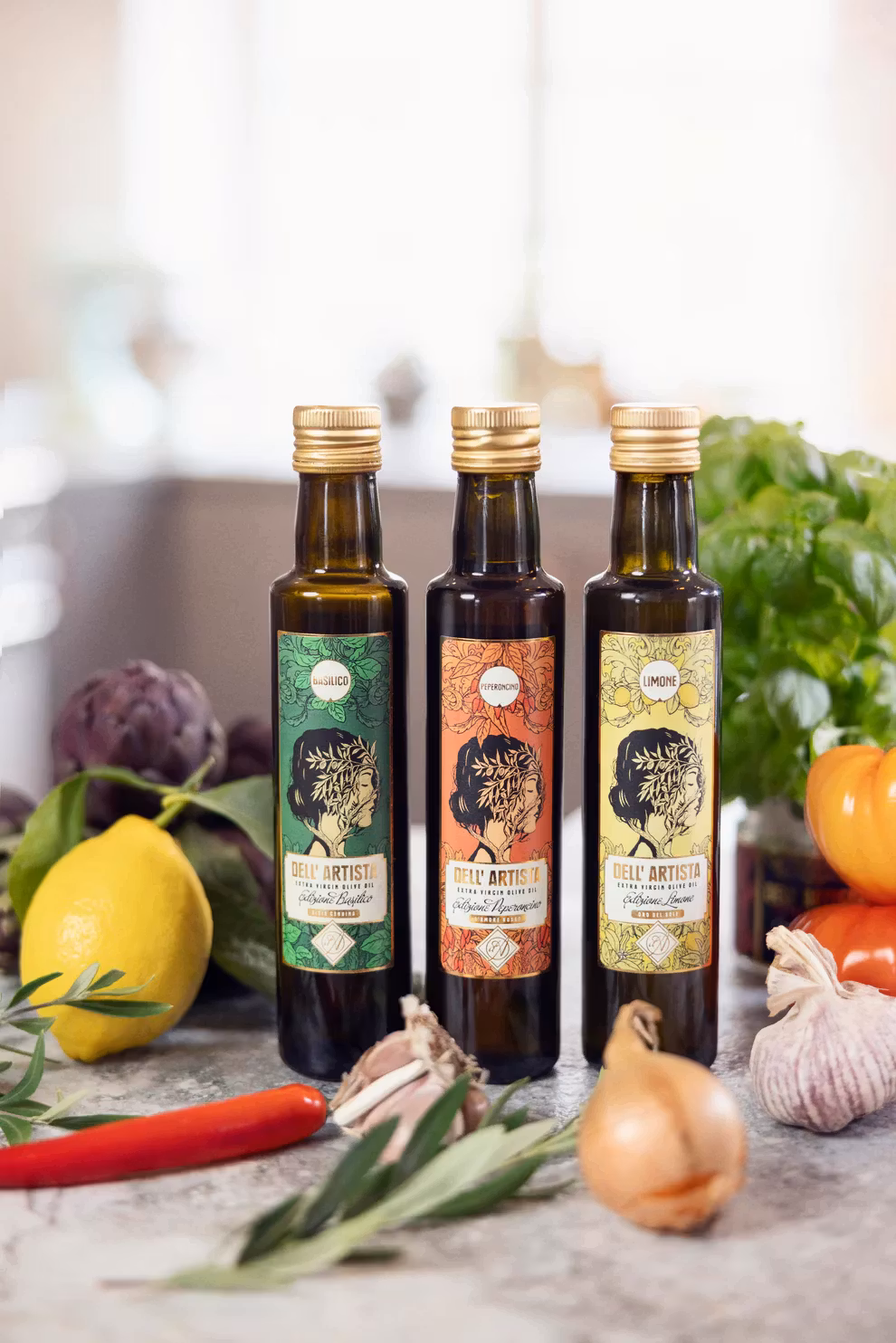 Dell Artista Olivolja Limone 250ml